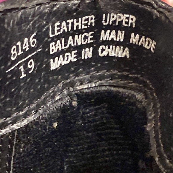 Vintage Y2K Ankle Boots Chunky Heels Black Leather Planet 814619 size 7.5 - Picture 11 of 14